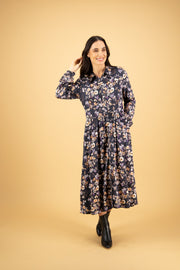 Vassalli Long Shirt Dress With Waist Panel 6083