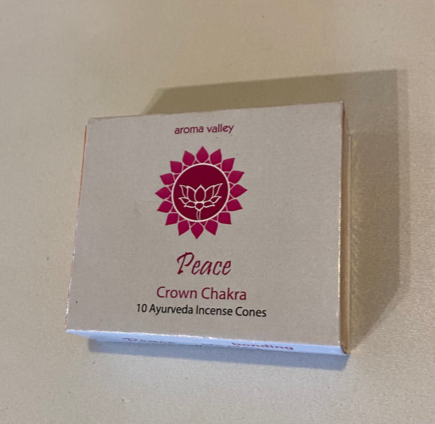 Trade Aid Peace Chakra Incense Cone 128