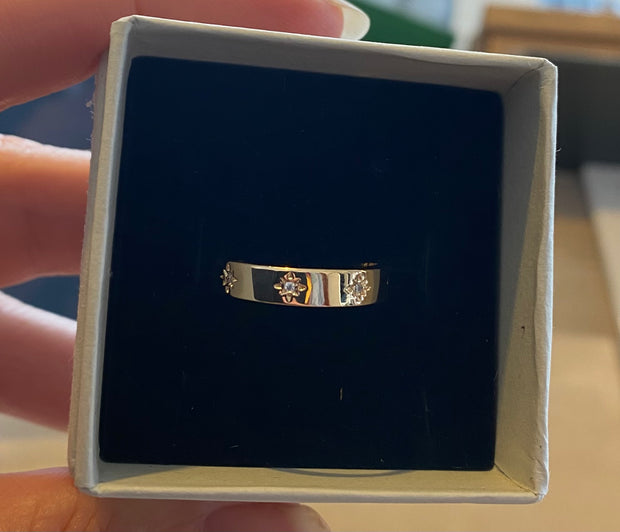 Some 18k Gold Plated Milky Way Ring 182