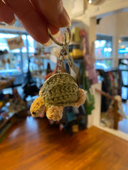 Above Rubies Crochet Turtle Keyring