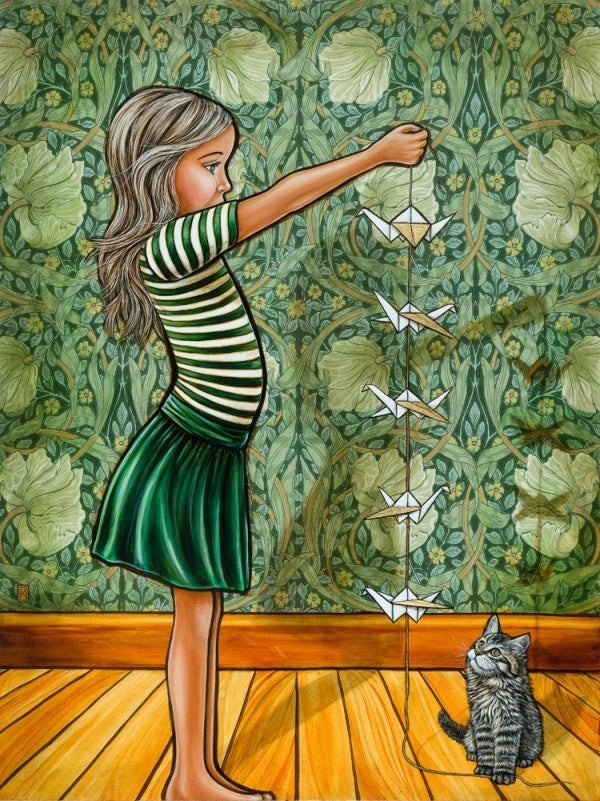 Image Vault Origami Birds Card By Mandy Williams NC660