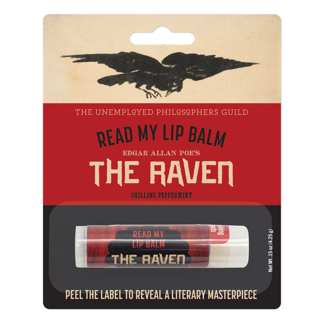 The Unemployed Philosopher's Guild Poe's Raven Read My Lip Balm