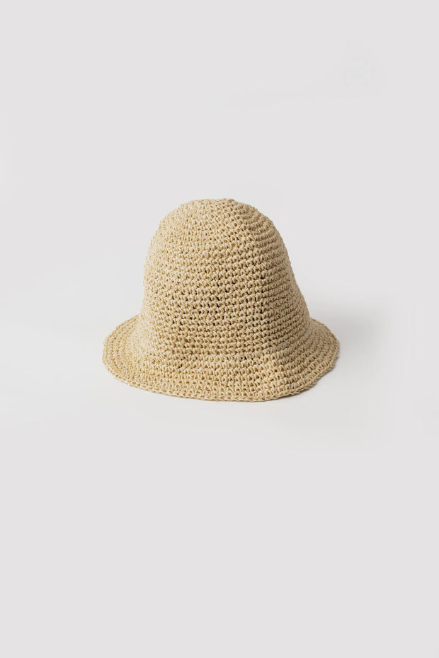 Stilen Summer Bucket Hat Paper Straw Natural