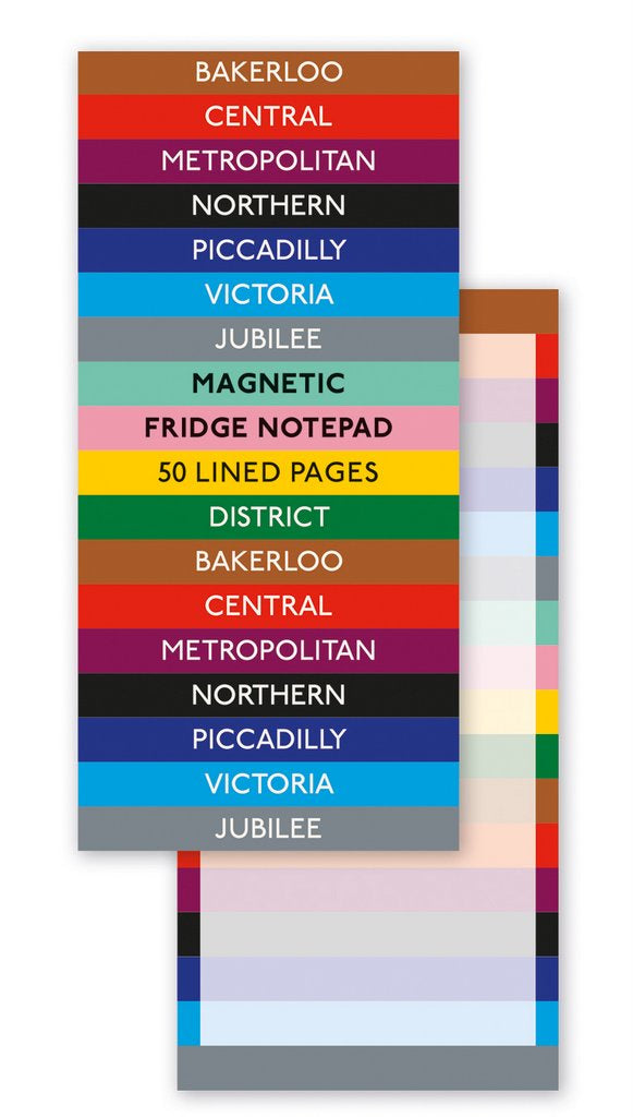 Museums & Galleries - Tube Lines - Magnetic To-Do Pad 320