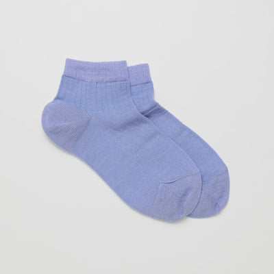 Lamington Merino Wool Ankle Socks | Woman/small unisex| Iris