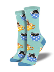 Socksmith  Womens Socks Cat-Feinated