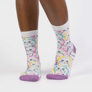 Sock It To Me Fur Real Women's/ Smaller Unisex Crew Socks